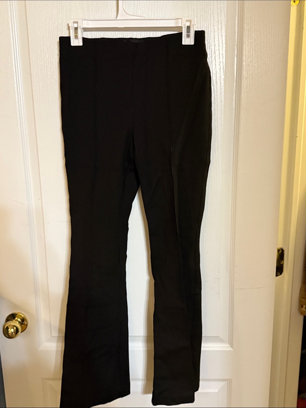 Banana Republic Black Boot-Cut Stretch Pants